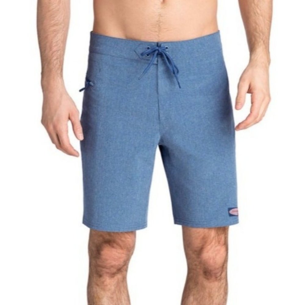 Vineyard Vines Blue Heather Board Shorts, 33